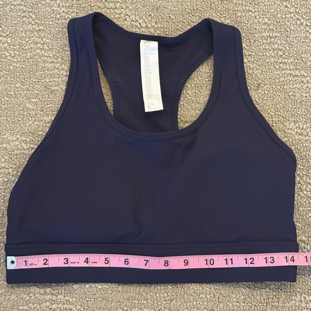 Fabletics Deep Blue Sports Bra - Picture 3 of 5